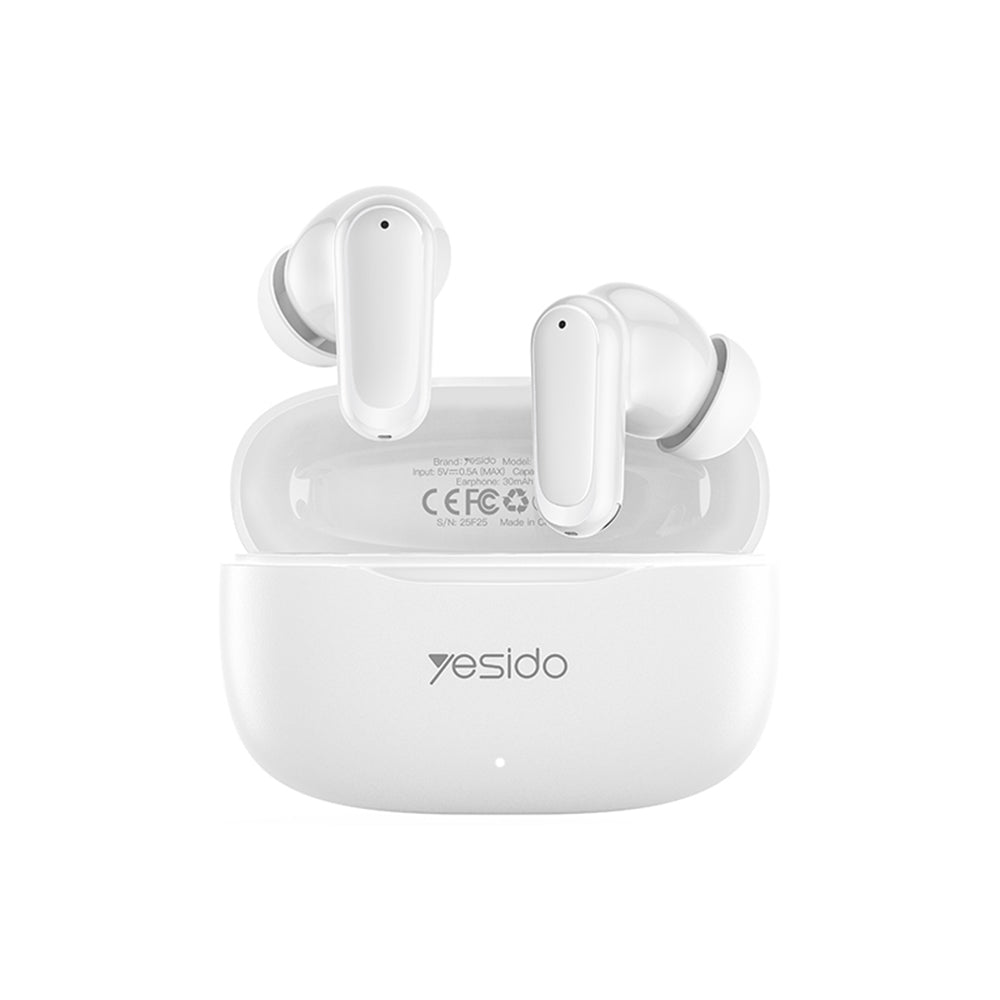 Auricolare Bluetooth Yesido TWS38, TWS, Bianco