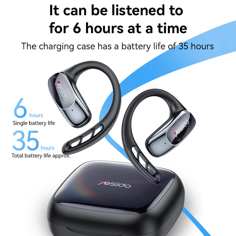 Handsfree Bluetooth Yesido YSP24, TWS, Schwarz