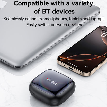 Handsfree Bluetooth Yesido YSP24, TWS, Schwarz