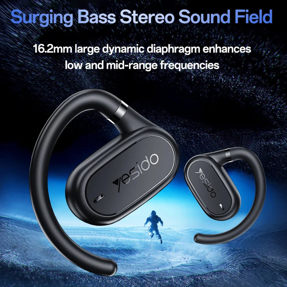 Handsfree Bluetooth Yesido YSP25, TWS, Schwarz