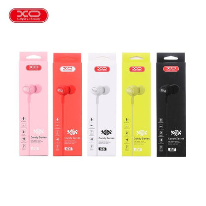 Handsfree 3.5mm XO Design S-6 Candy, Weiß