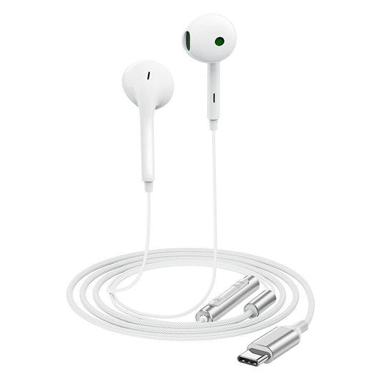 Handsfree USB-C Acefast L7, Blanc
