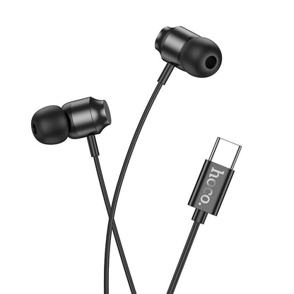 Écouteurs mains libres USB-C HOCO M122, Noir