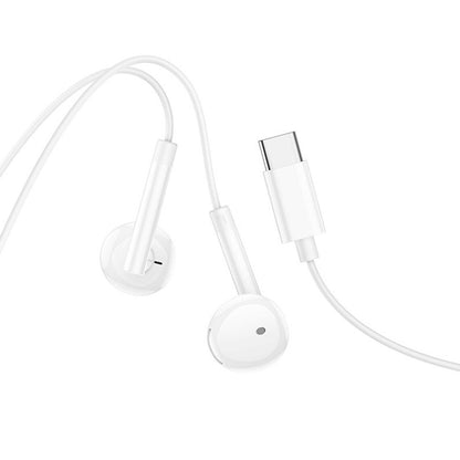 Handsfree USB-C HOCO M95, White