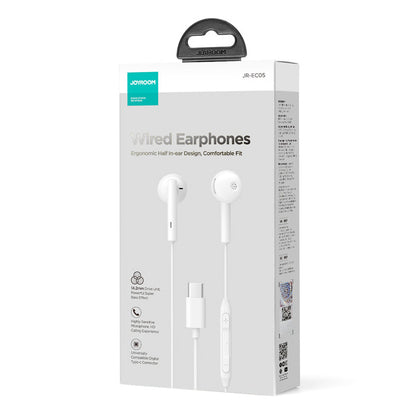 Handsfree USB-C Joyroom JR-EC05, Weiß