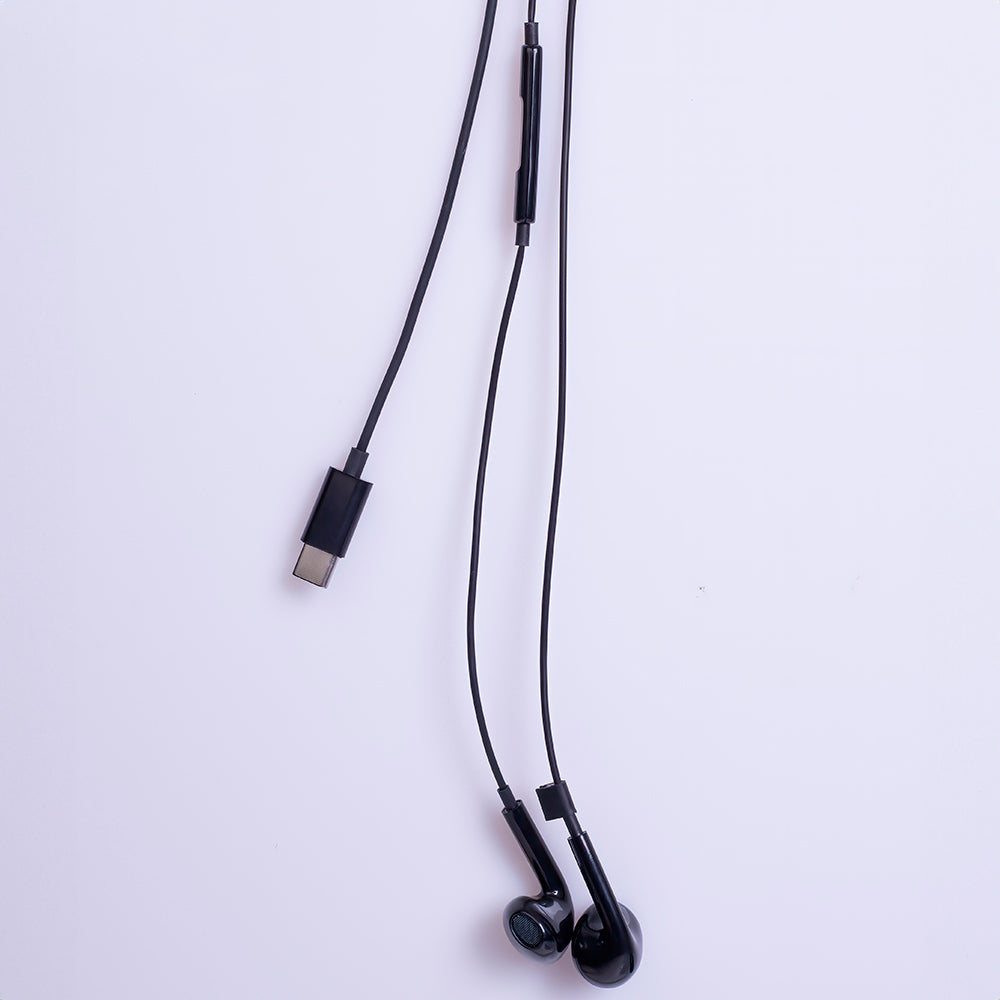 Kit mains libres USB-C MaXlife MXEP-04, Noir
