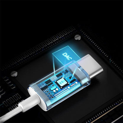 Handsfree USB-C McDodo HP-7500, 1.2m, Bianco