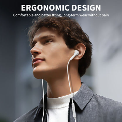 Auricolare USB-C Tech-Protect Ultraboost Core G2, Bianco