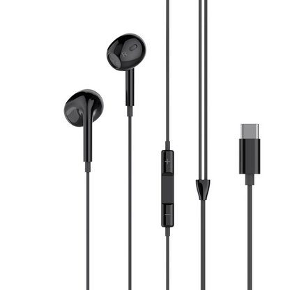 Handsfree USB-C XO Design EP74, Nero