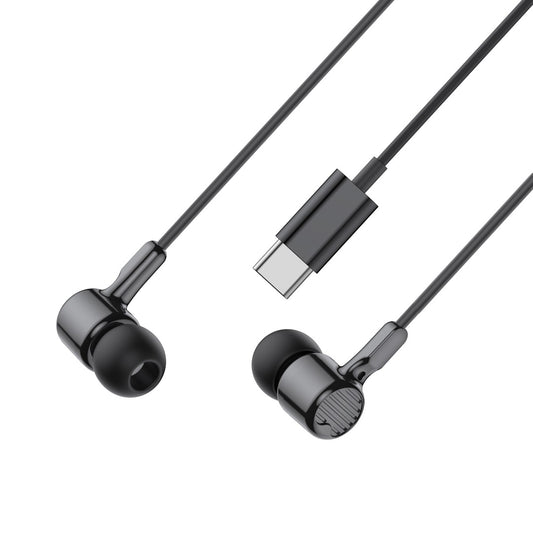 Handsfree USB-C XO Design EP81, Schwarz
