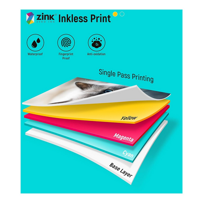 Liene Fotopapier für Pearl 2x3 Drucker, 50 Stück Set
