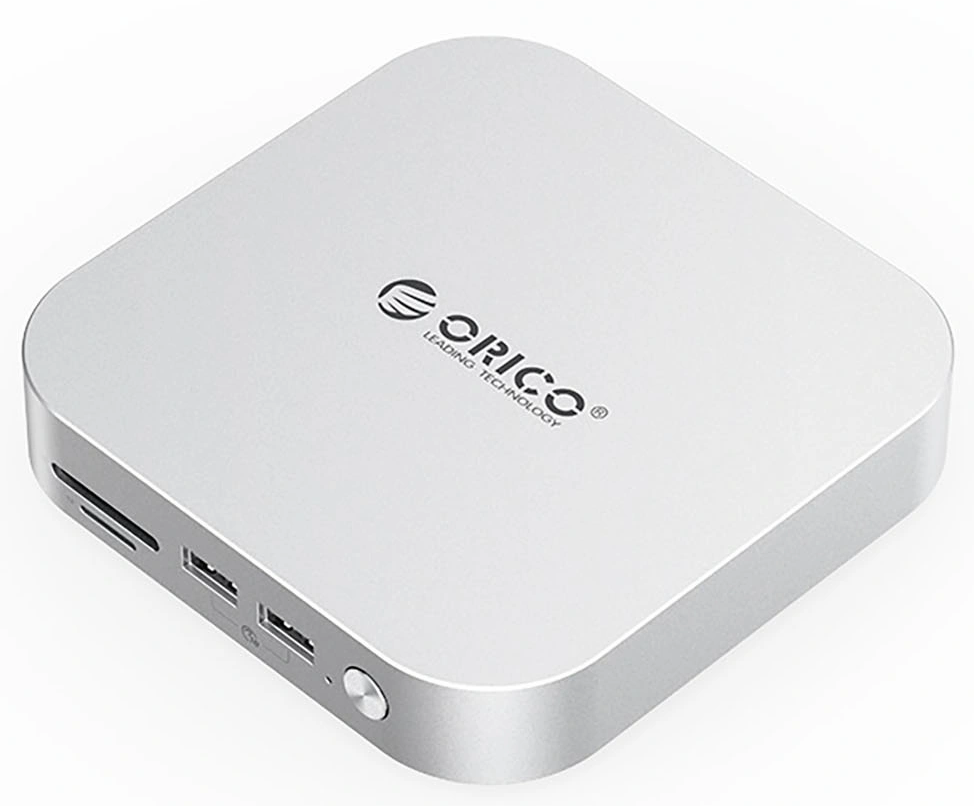 Hub Multifunzionale Orico MiniLink M49P per Apple Mac Mini M4, 9in1, Argento