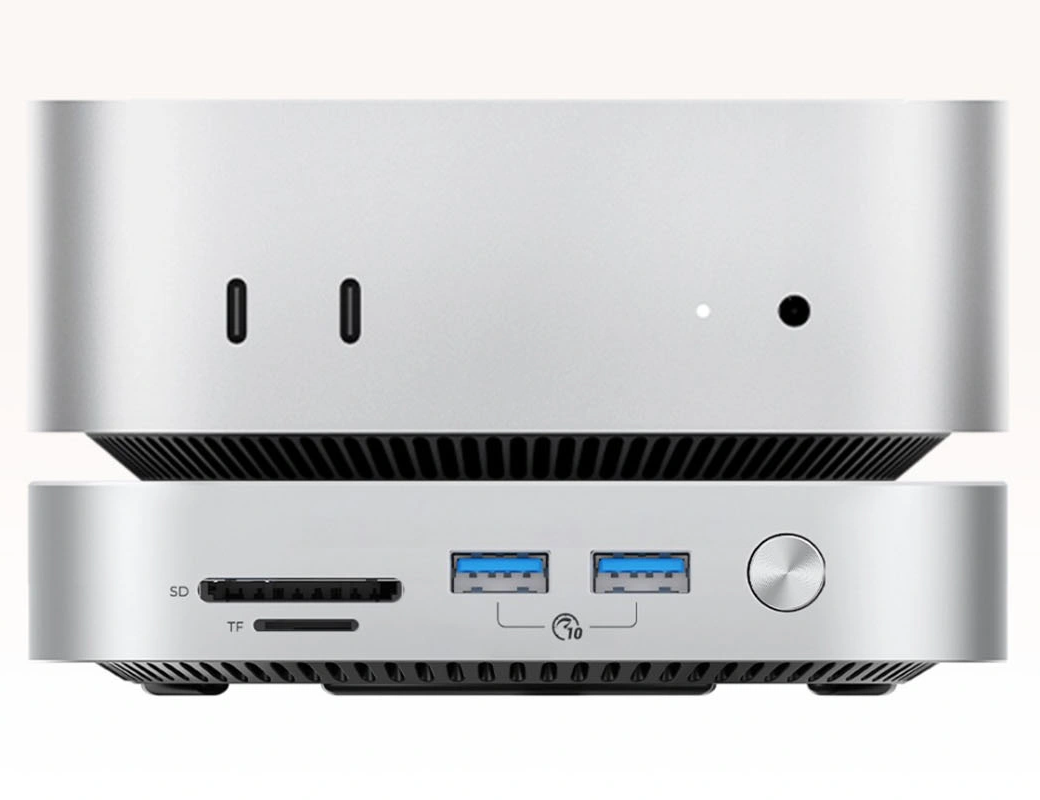 Hub Multifunzionale Orico MiniLink M49P per Apple Mac Mini M4, 9in1, Argento