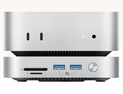 Hub Multifunzionale Orico MiniLink M49P per Apple Mac Mini M4, 9in1, Argento