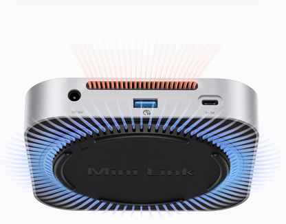 Hub Multifunzionale Orico MiniLink M49P per Apple Mac Mini M4, 9in1, Argento