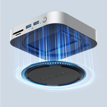 Hub Multifunzionale Orico MiniLink M49P per Apple Mac Mini M4, 9in1, Argento