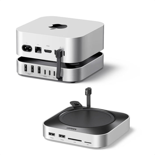 Hub Multifonctionnel UGREEN CM841A (95094) pour Apple Mac Mini M4 / Pro, 10 en 1, Gris