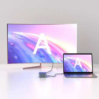 Hub Multifunzionale WZK WHBC09Y8S, 12in1, Grigio