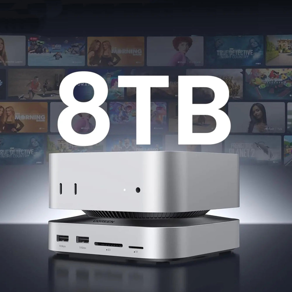 Hub Multifunzionale GREEN CM841 (65487) per Apple Mac Mini M4, Nero