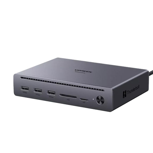 Hub Thunderbolt UGREEN U712, 10in1, Grau