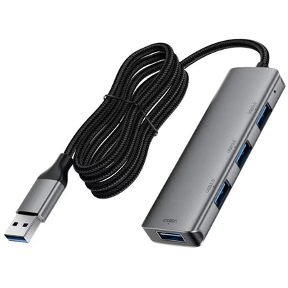 USB-Hub Acefast J17, 4in1, Grau