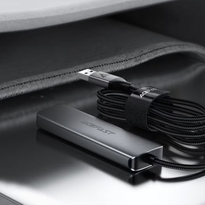 USB-Hub Acefast J17, 4in1, Grau