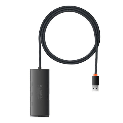 Hub USB Baseus Lite, 5in1, Schwarz WKQX030101