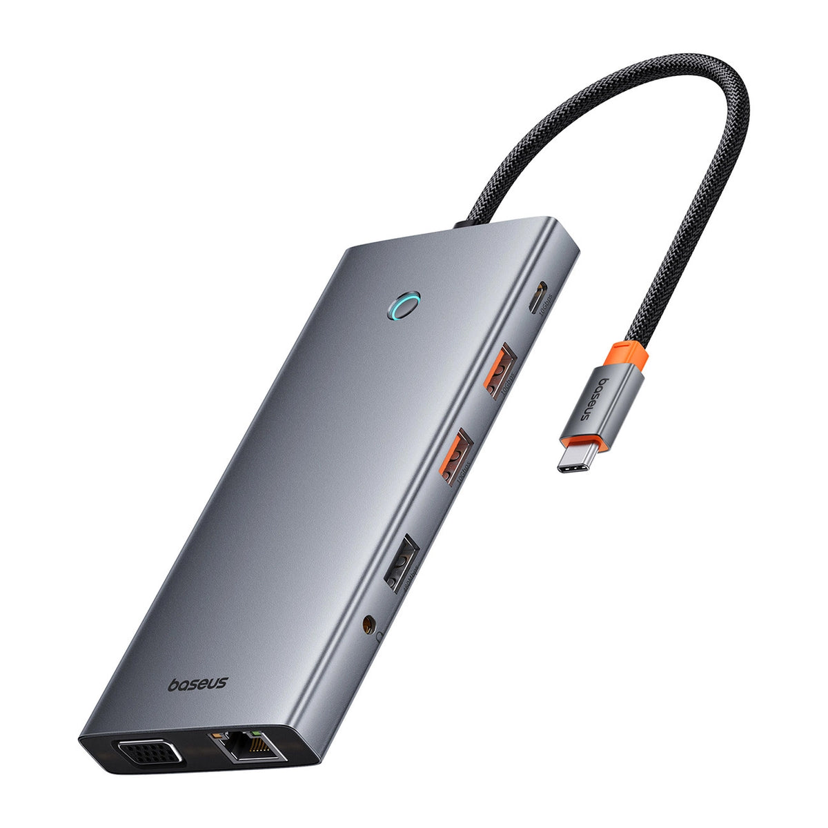 Hub USB-C Baseus PortalJoy, 13 en 1, Gris B00053002811-01