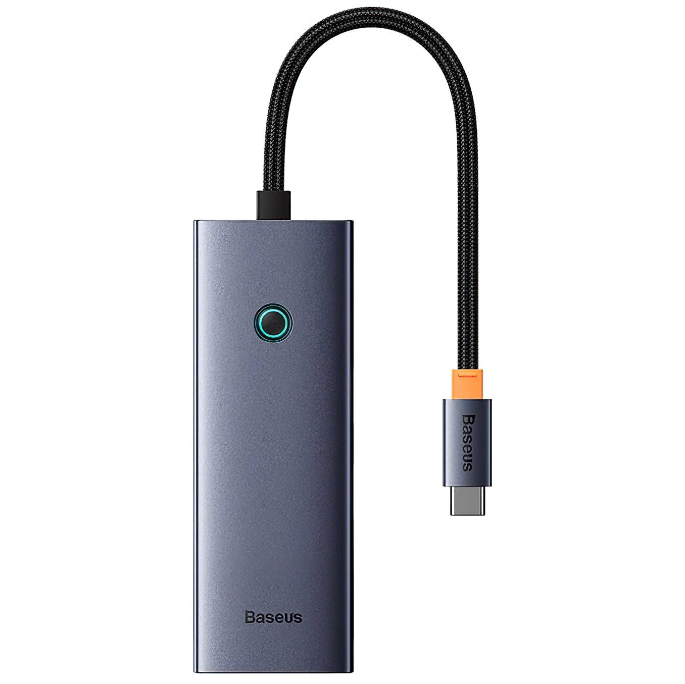 Hub USB-C Baseus UltraJoy, 4 x USB-A 3.0, Gris B0005280A813-03