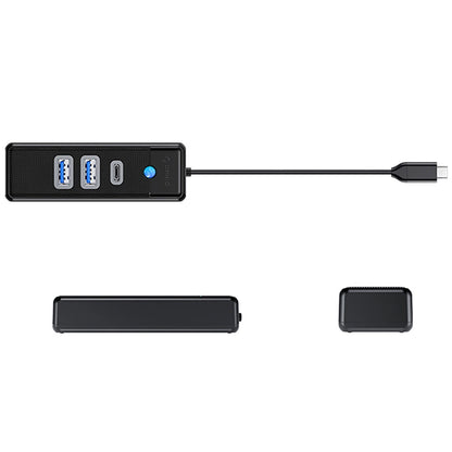 USB-C Hub Orico PWC2U-C3, 2 x USB-A 3.0 - 1 x USB-C, Schwarz