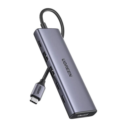 Hub USB-C UGREEN CM511 (75586), 6in1, Grigio