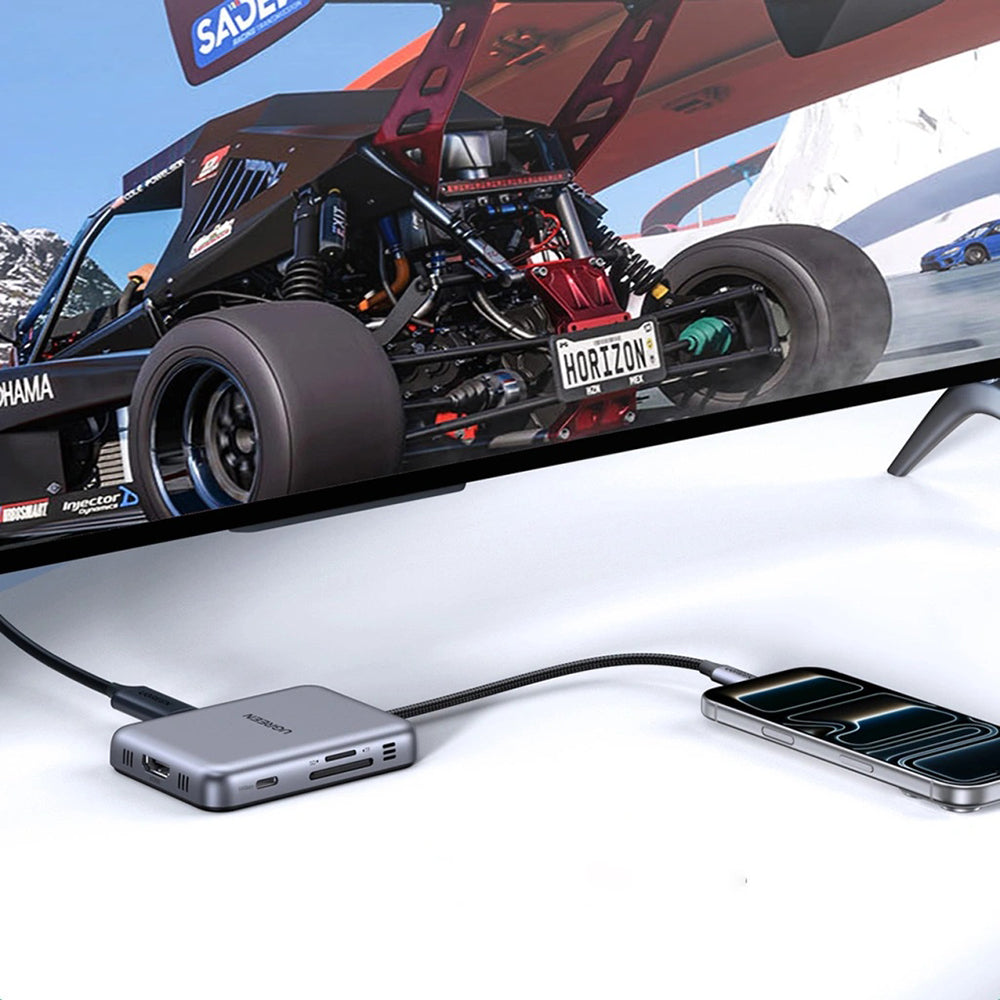 Hub USB-C UGREEN CM896 (65759), 7en1, Gris