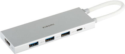Hub USB-C Xiaomi, 3 x USB-A 3.0 - 1 x USB-C - 1 x HDMI, Blanc BHR8804GL