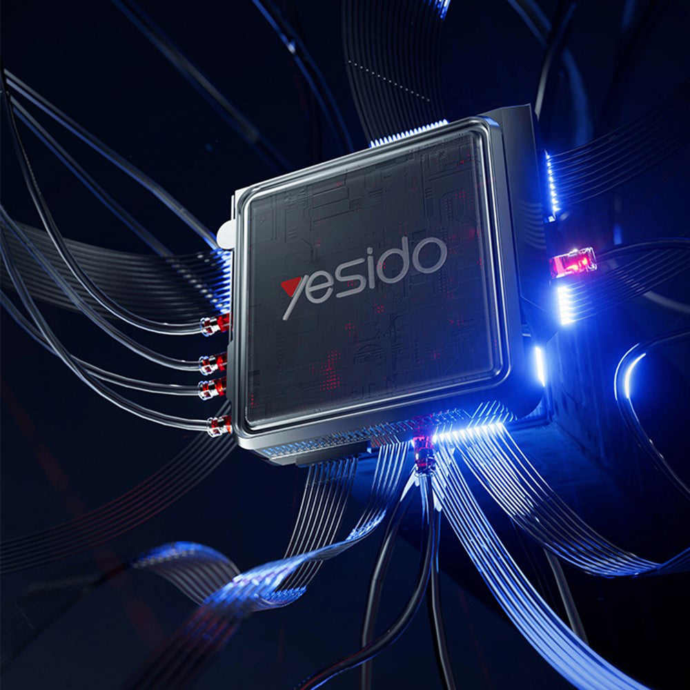 Hub USB-C Yesido HB23, 5en1, Gris