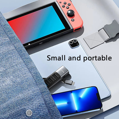 Hub USB-C Yesido HB24, 5in1, Grigio