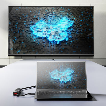 Hub USB-C Yesido HB24, 5in1, Grigio