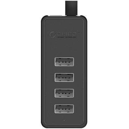 USB-Hub Orico W5P-U2-100, 4 x USB-A, 1m, Schwarz