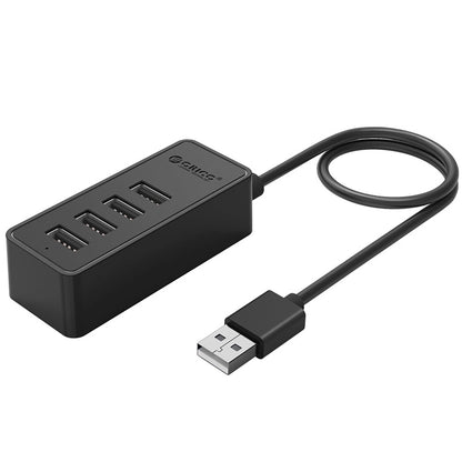 USB-Hub Orico W5P-U2-100, 4 x USB-A, 1m, Schwarz