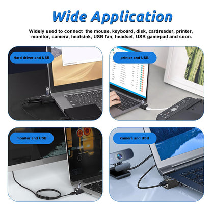 Hub USB Techsuit H11 EchoLink, 3en1, Noir