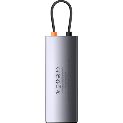 Hub USB-C Baseus Metal Gleam, 4 x USB-A 3.0, Gris WKWG070013