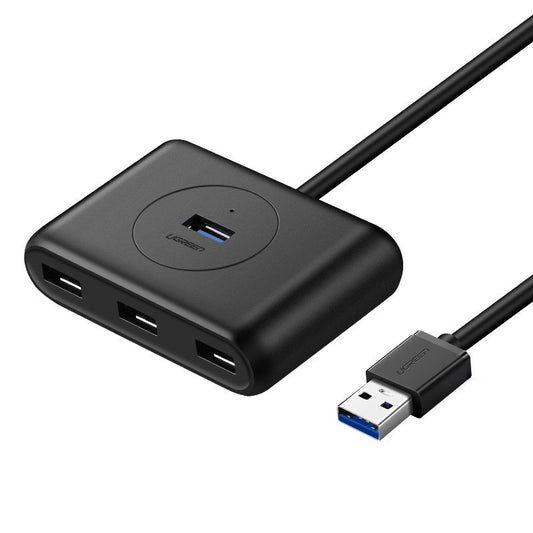 Hub USB UGREEN CR113, 4 x USB-A 3.0, 1m, Noir