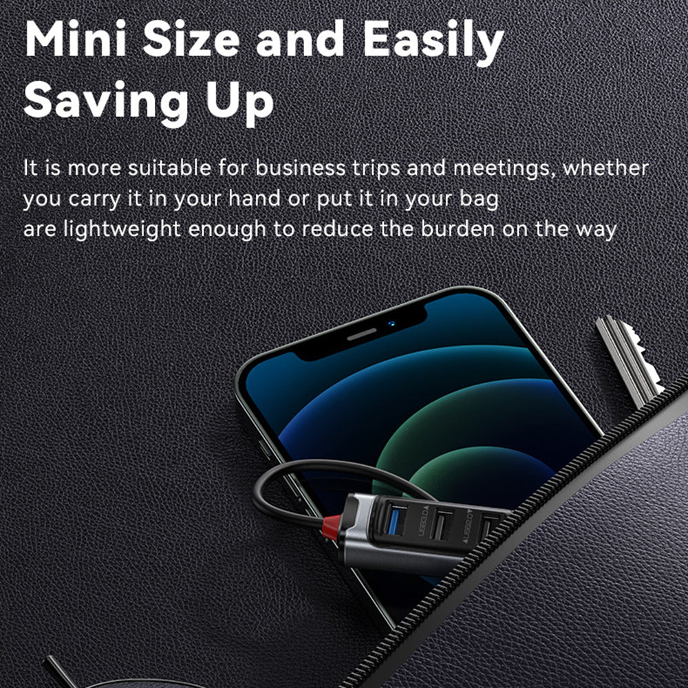 Hub USB / USB-C Yesido HB21, 5en1, Gris