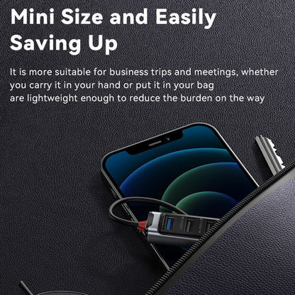 Hub USB / USB-C Yesido HB21, 5en1, Gris