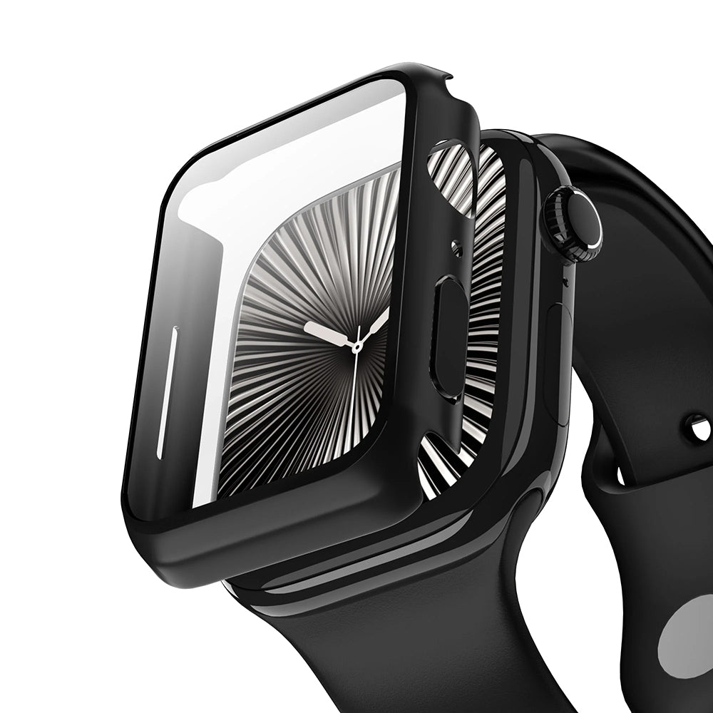Custodia Anank Screen Guard per Apple Watch Series 7 45mm, Nera
