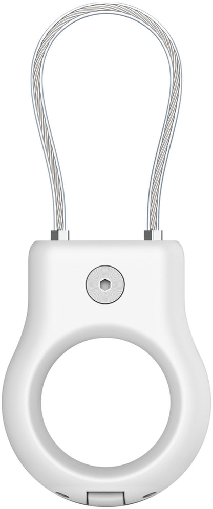 Custodia Belkin Wire Cable per Apple AirTag, Bianca MSC009btWH