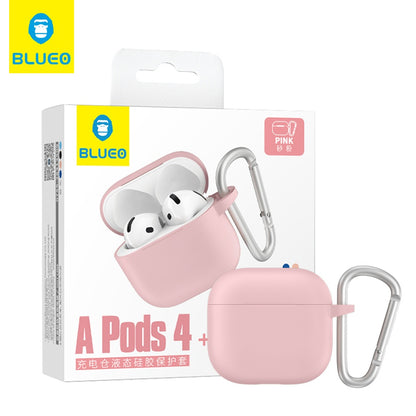 Custodia Blueo Liquid per Apple AirPods 4, Rosa