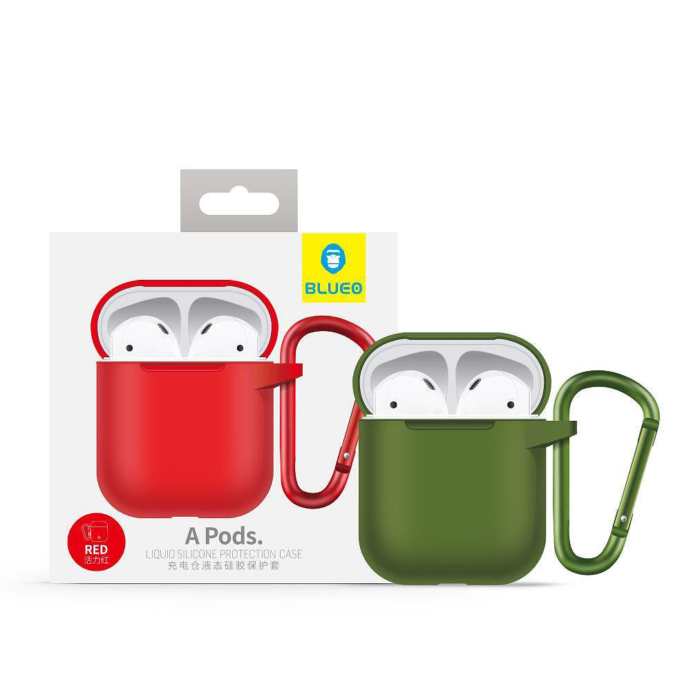 Custodia Blueo Liquid per Apple AirPods Gen 1, Verde
