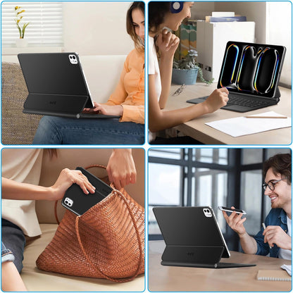 Étui avec clavier pour Apple iPad Pro 13 (2025) / (2024), Tech-Protect, SmartCase Magnétique, Noir