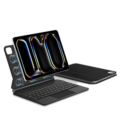 Étui avec clavier pour Apple iPad Pro 11 (2025) / (2024), Tech-Protect, SmartCase Magnétique, Noir