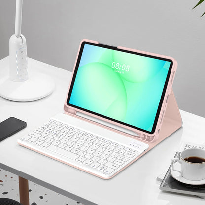 Schutzhülle mit Tastatur für Samsung Galaxy Tab A11+ / Tab A9+, Tech-Protect, SC PEN, Rosa